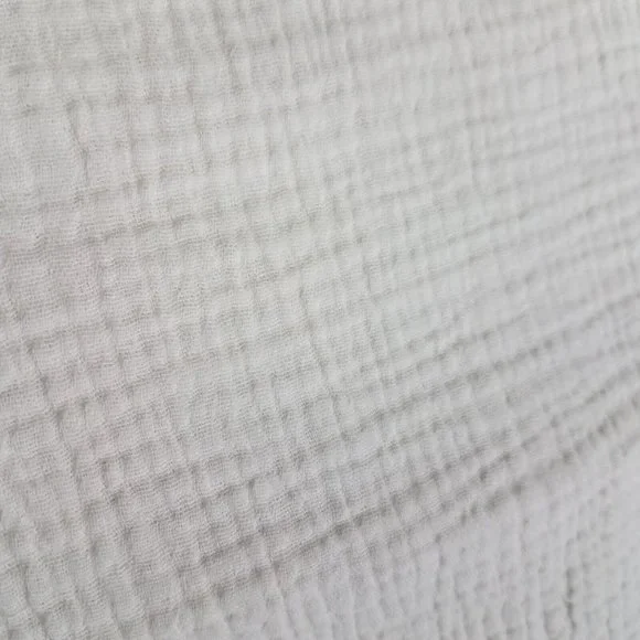 NEW Soft Surroundings Women's 1X Pants Crop Gauze Beach Pull On Casual Ivory - Picture 6 of 16